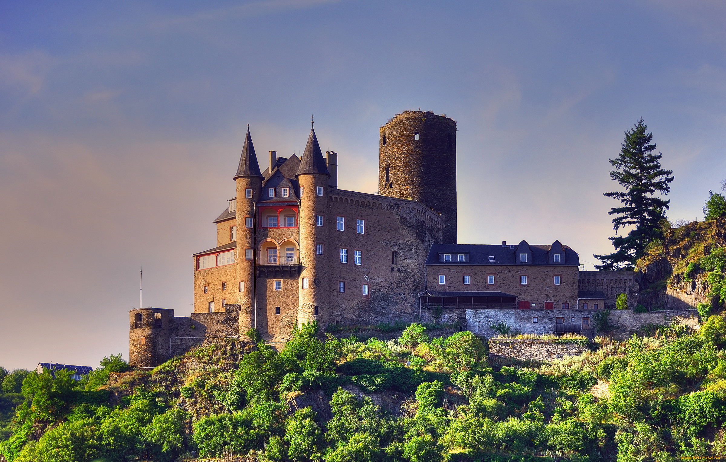 castle, katz, germany, , , , , , , 